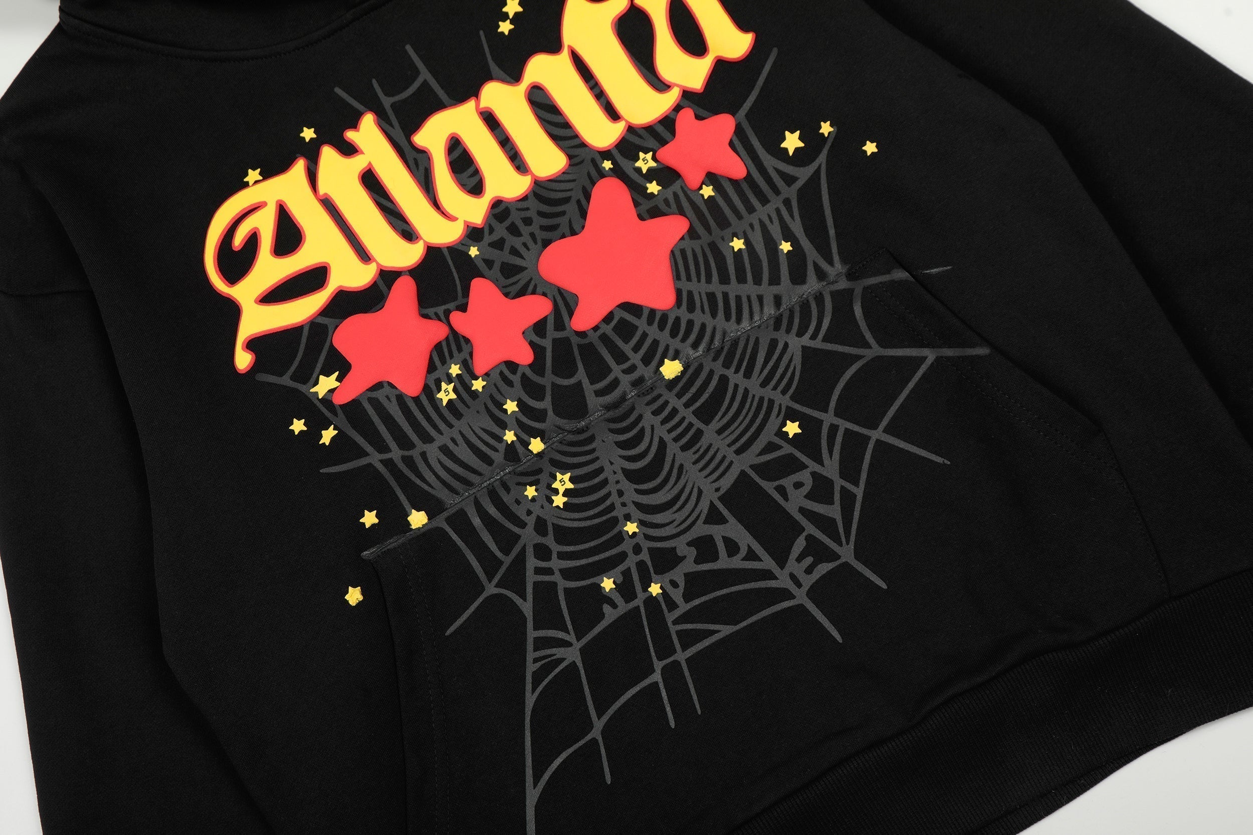 Sp5der Atlanta Spider Web Graphic Pullover Hoodie