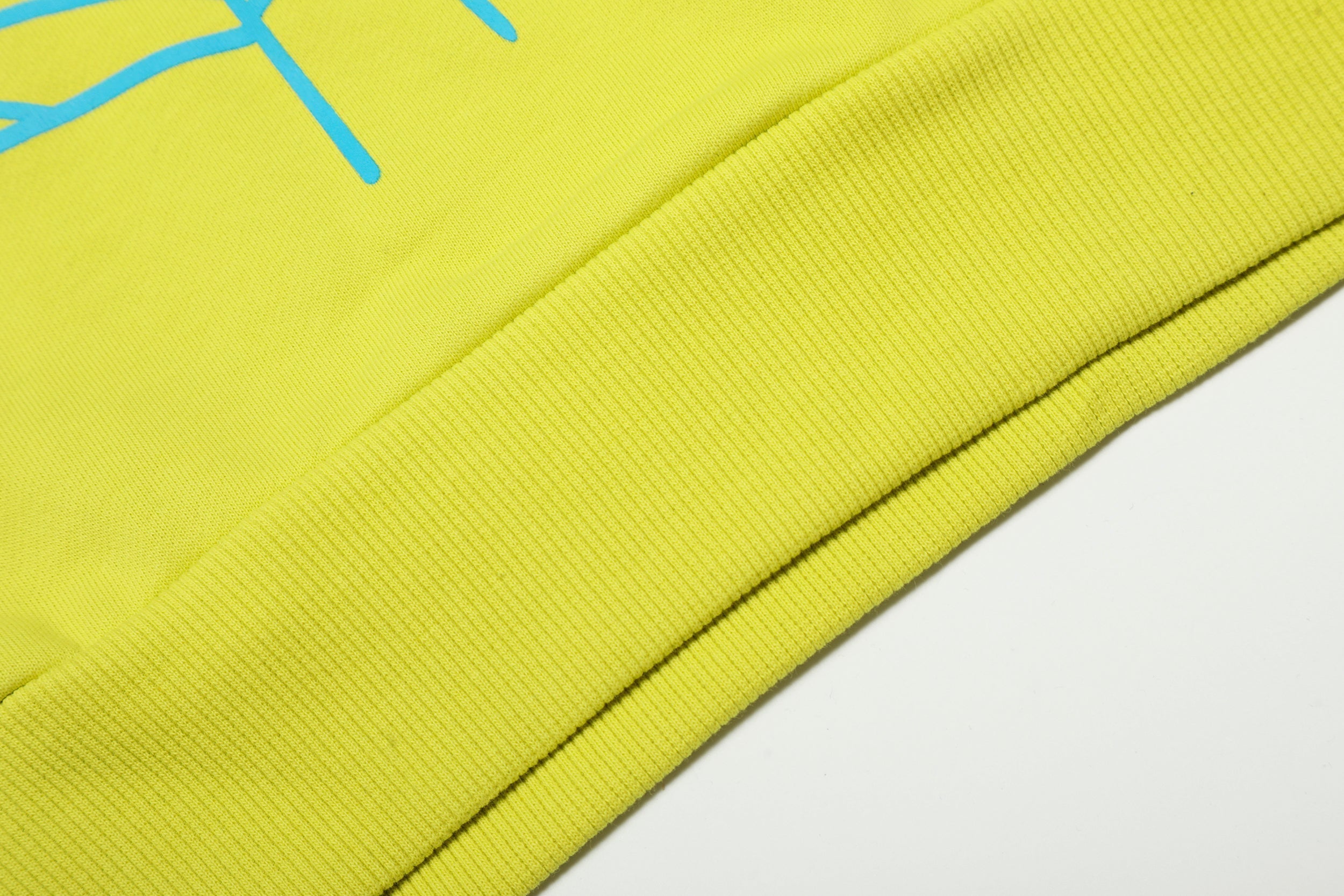Sp5der Gradient Spider‑Web Yellow Pullover Hoodie