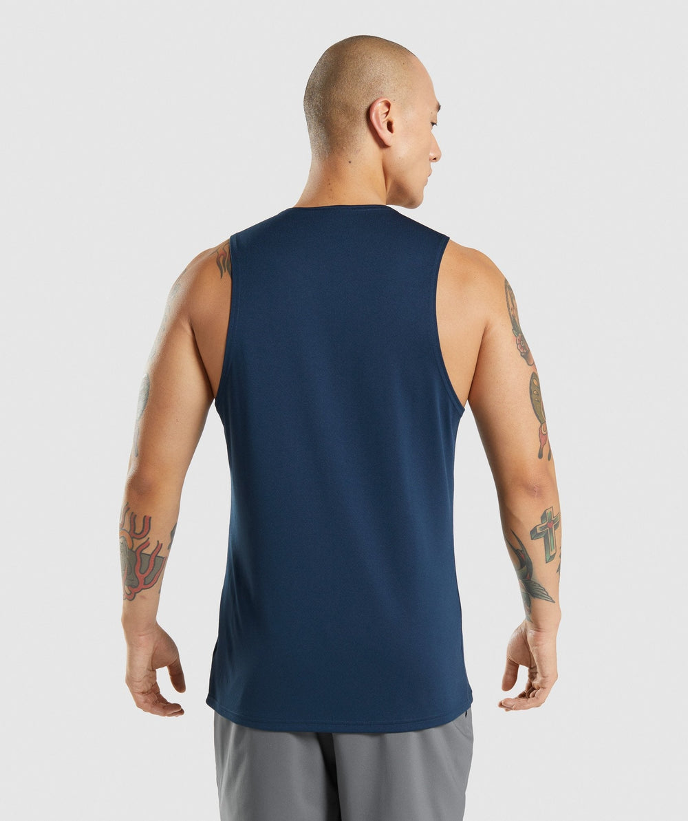 Gymshark Arrival Tank - Navy