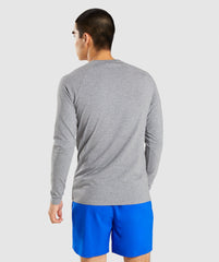 Gymshark Apollo Long Sleeve T-Shirt - Charcoal Marl