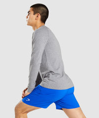 Gymshark Apollo Long Sleeve T-Shirt - Charcoal Marl