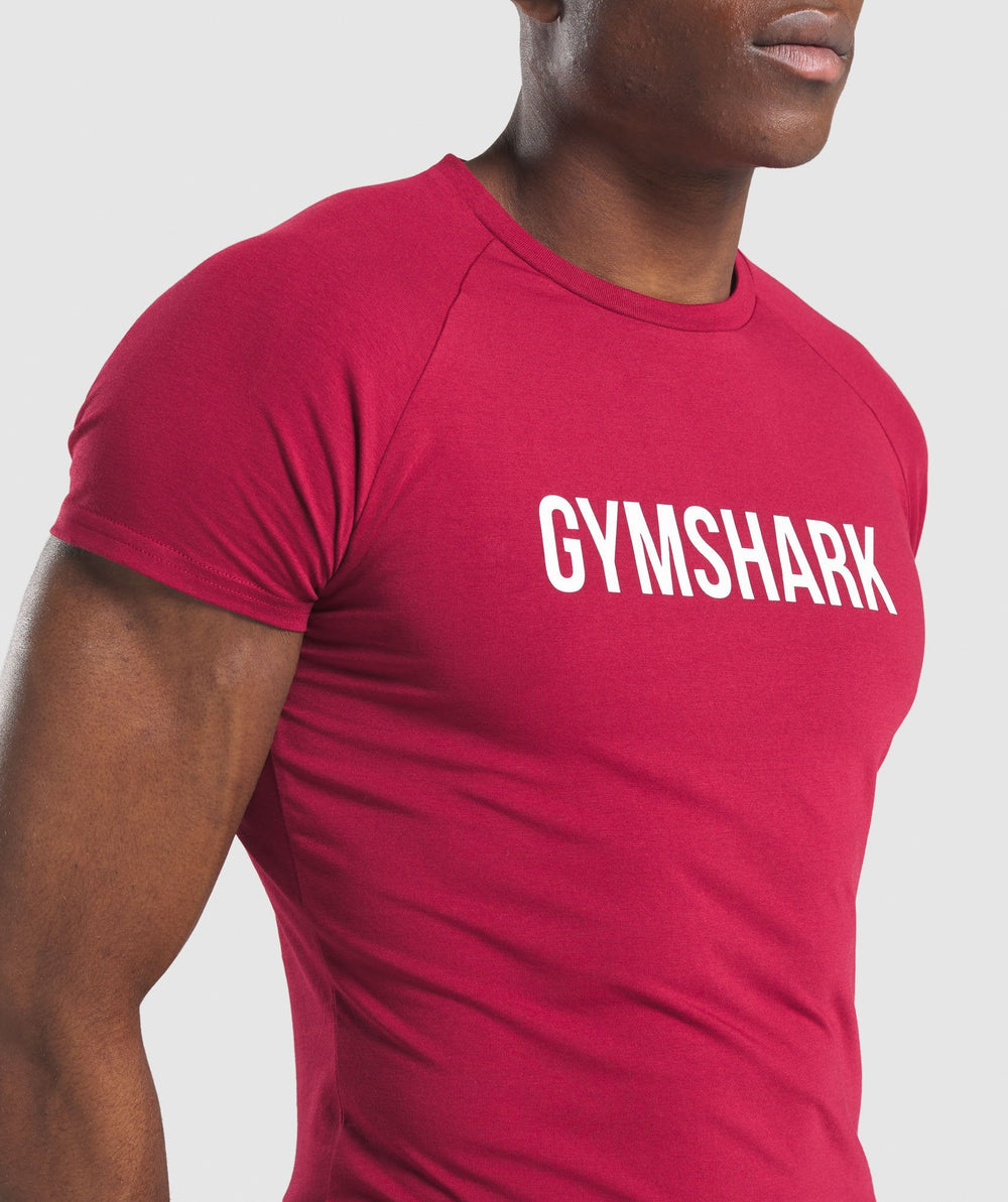 Gymshark Apollo T-Shirt - Burgundy
