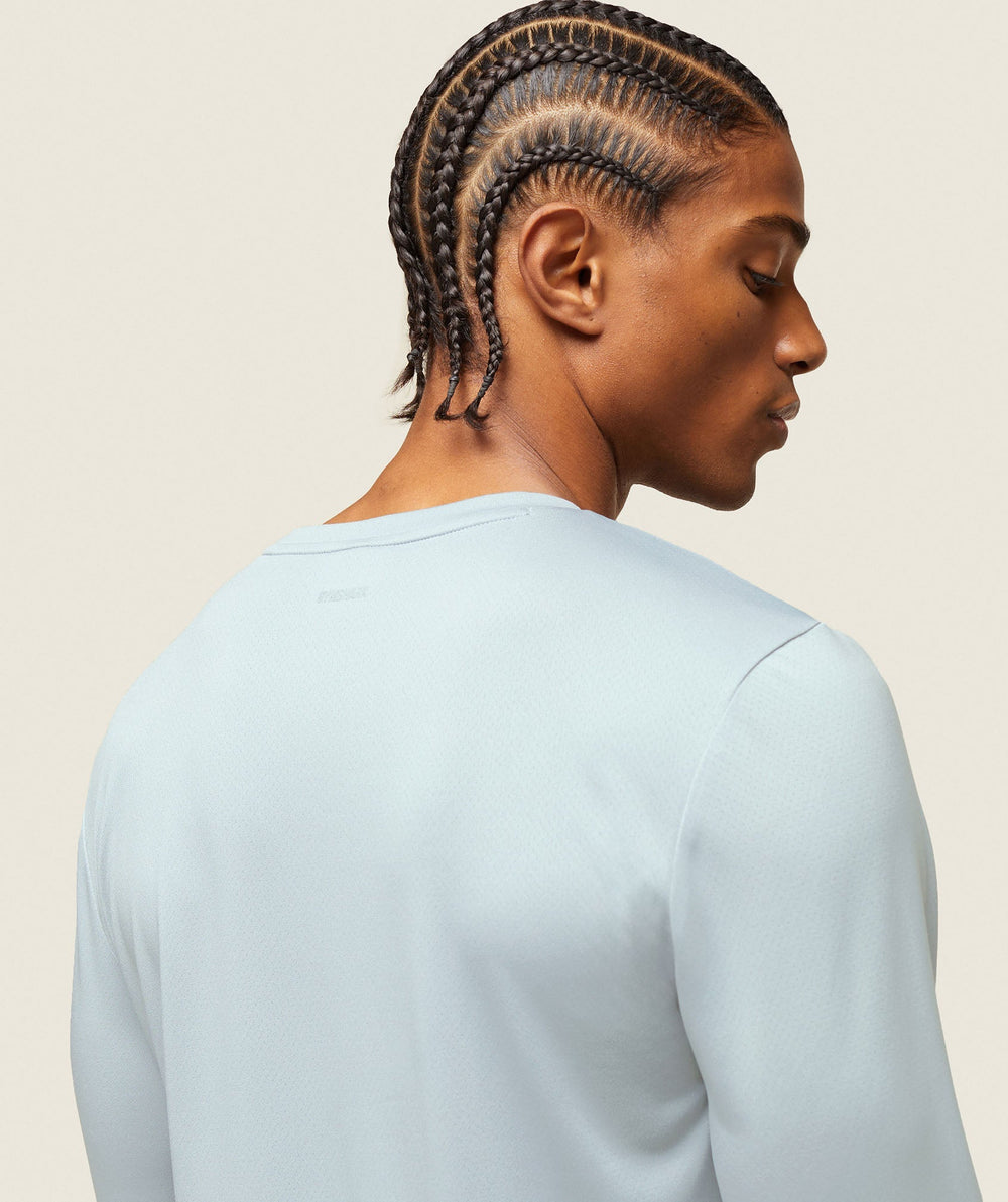 Gymshark everywear Tech Long Sleeve Tee - Ice Grey
