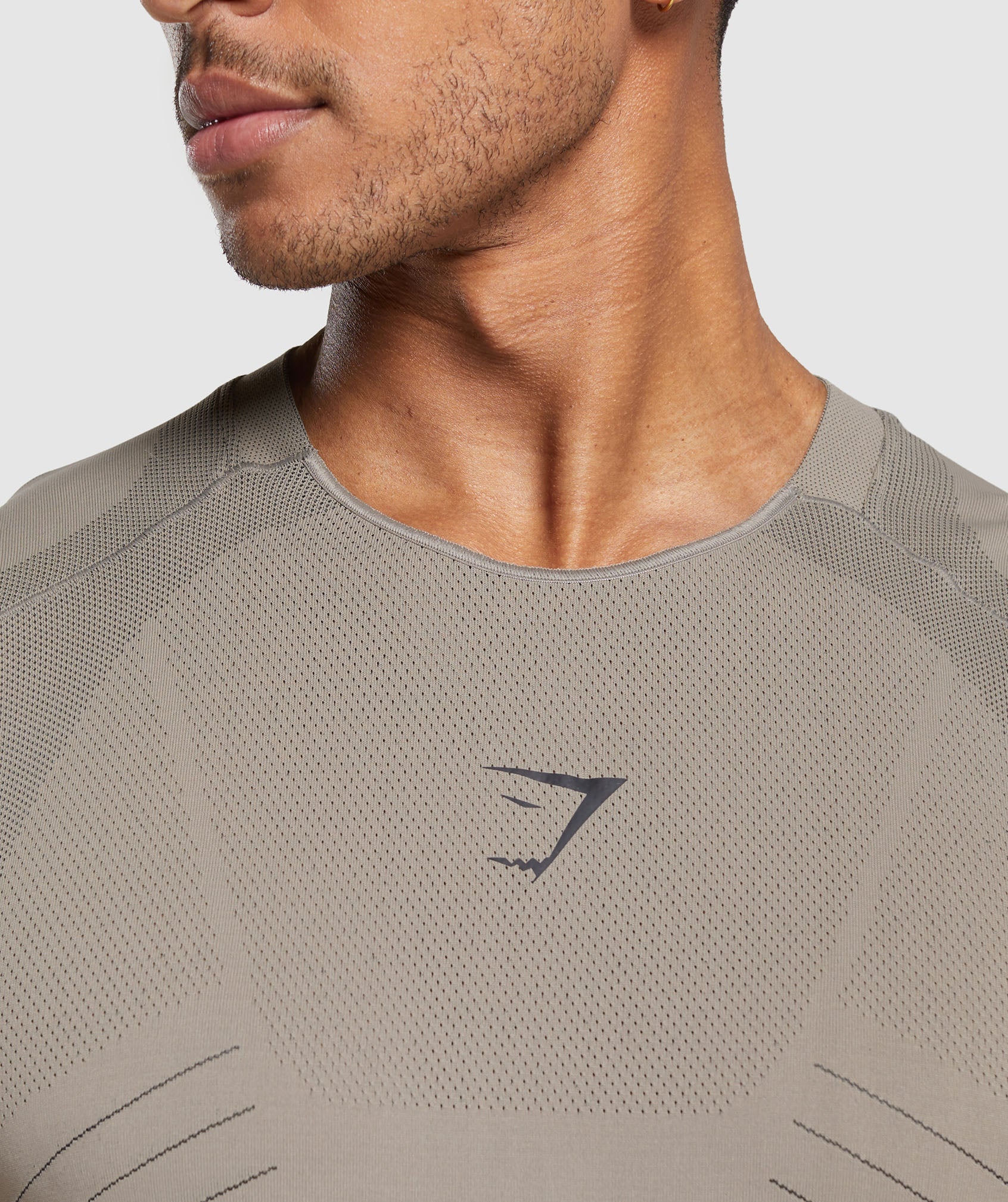 Gymshark Apex Seamless Tank - Linen Brown/Black