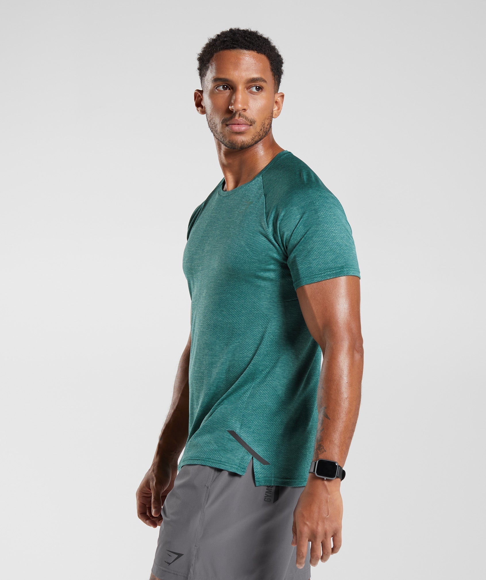 Gymshark Apex T-Shirt - Woodland Green/Hoya Green