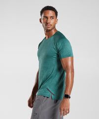 Gymshark Apex T-Shirt - Woodland Green/Hoya Green