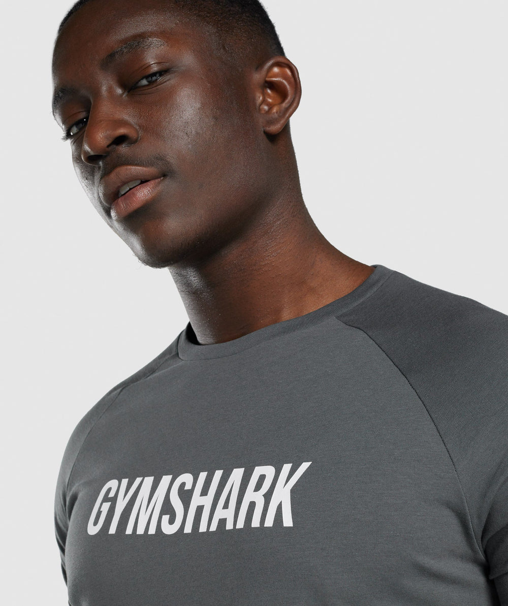 Gymshark Apollo T-Shirt - Charcoal
