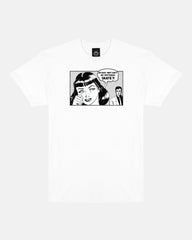 THRASHER Vintage Comic Graphic White Short‑Sleeve T‑Shirt