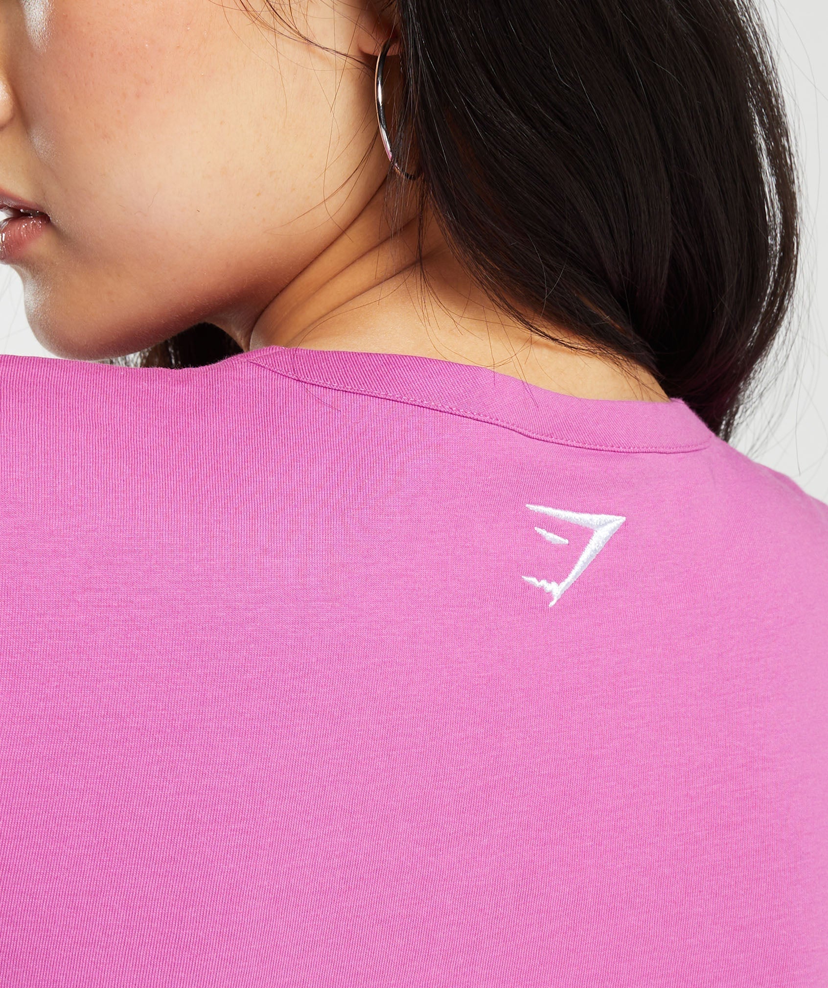 Gymshark Block Crop Top - Shelly Pink