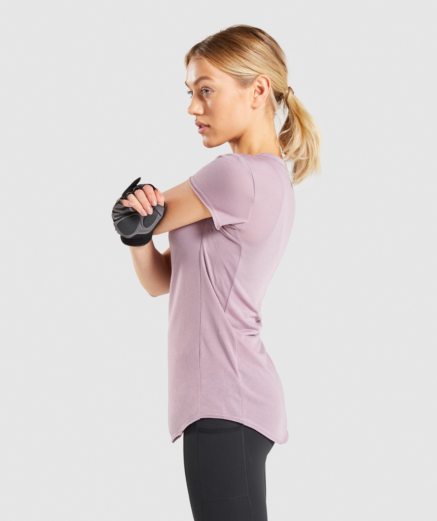 Gymshark Chalk T-Shirt - Purple