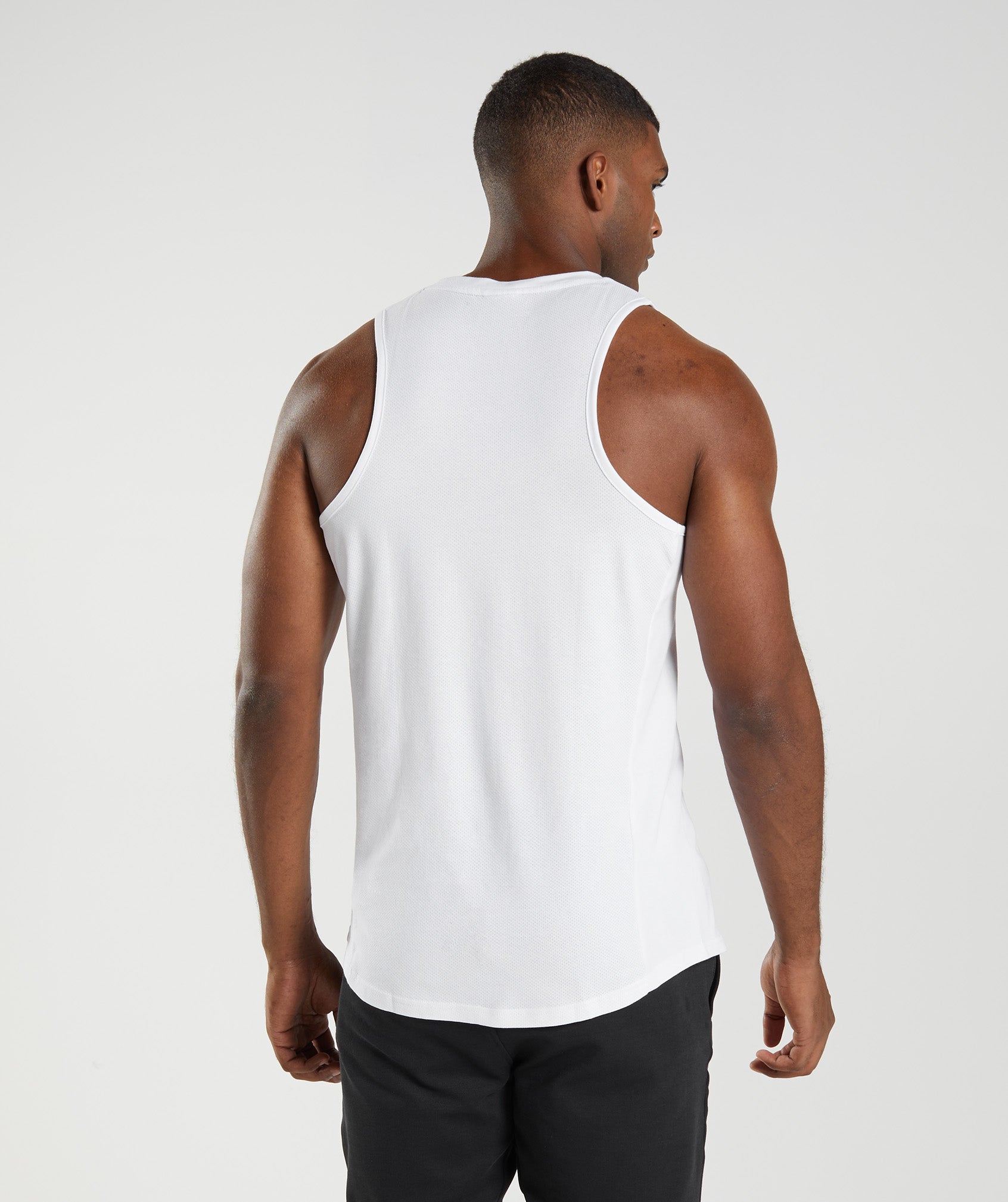 Gymshark React Tank - White