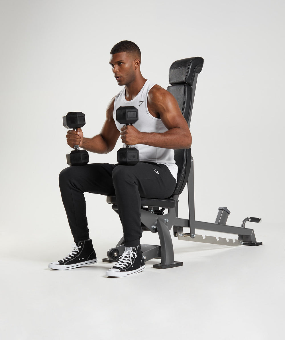 Gymshark React Tank - White