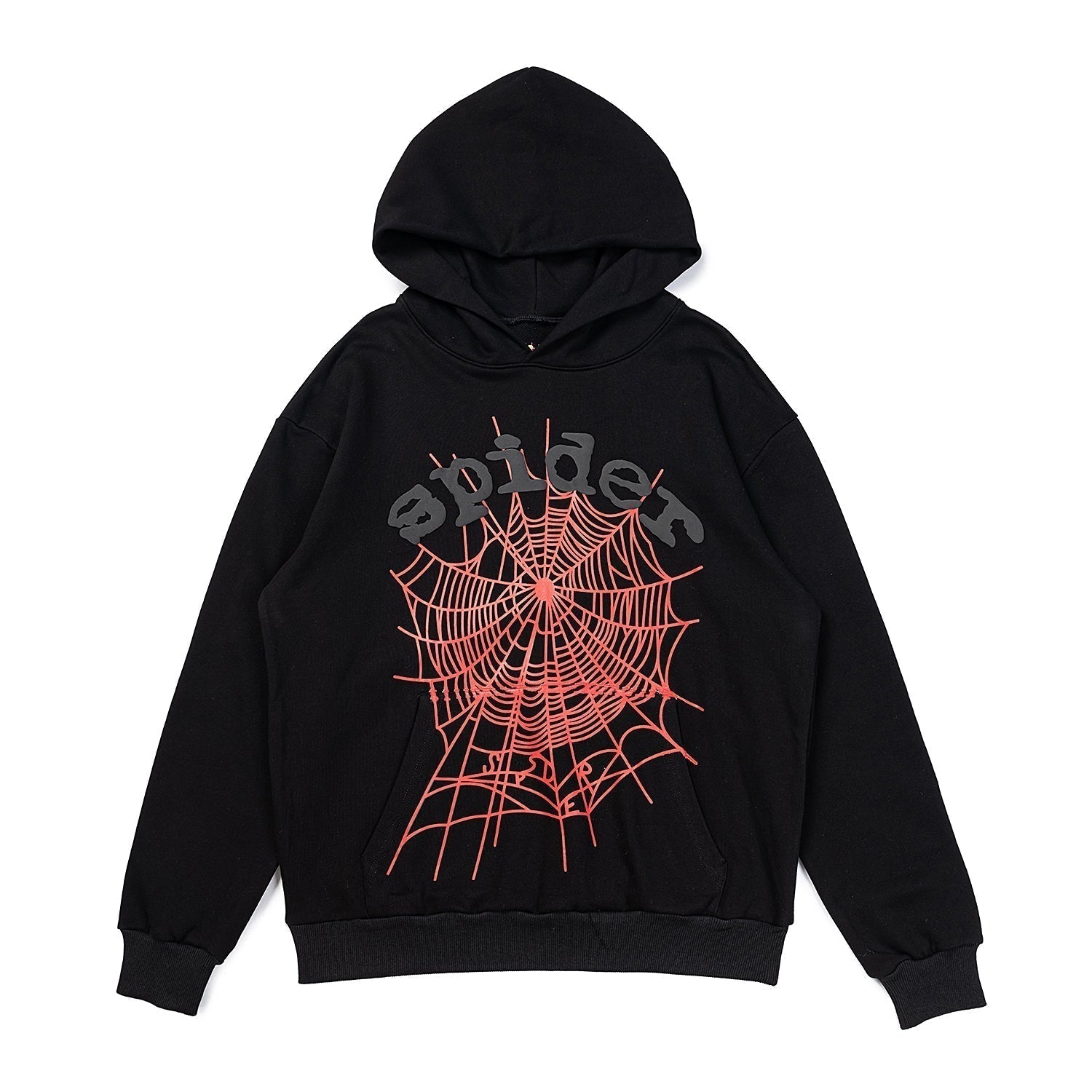 Sp5der Classic Spider‑Web 3‑Color Pullover Hoodie