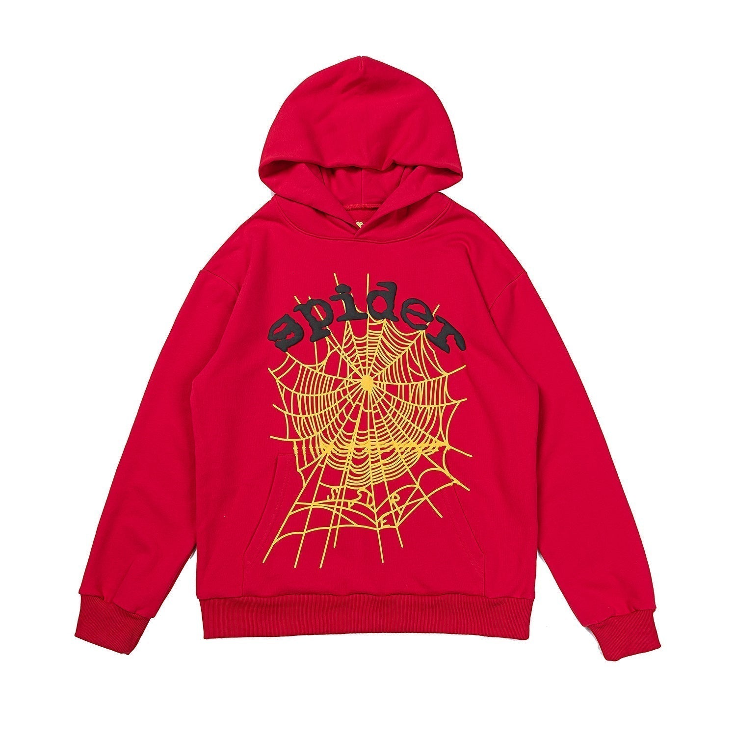 Sp5der Classic Spider‑Web 3‑Color Pullover Hoodie