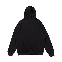 Sp5der Pink Spider‑Web Colorful Splatter Black Pullover Hoodie