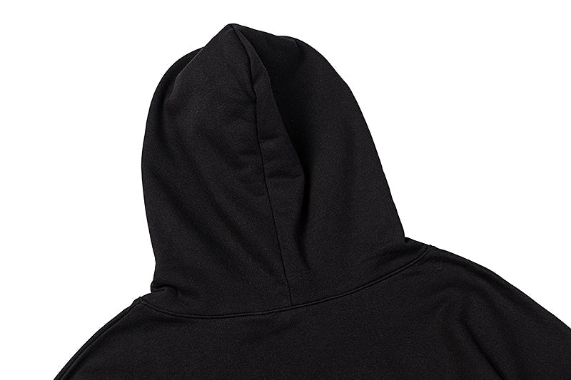 Sp5der Pink Spider‑Web Colorful Splatter Black Pullover Hoodie