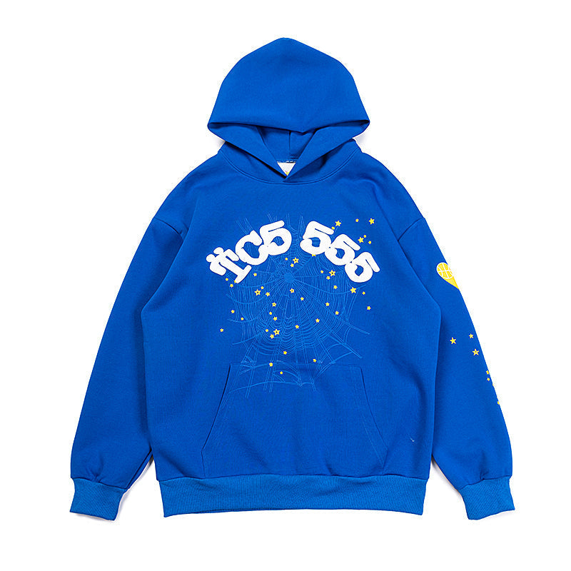 Sp5der TC5 555 Blue Pullover Hoodie
