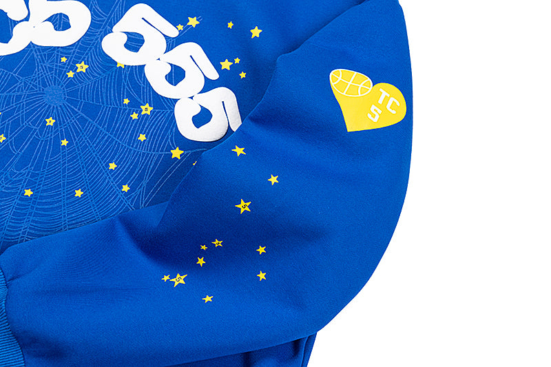 Sp5der TC5 555 Blue Pullover Hoodie