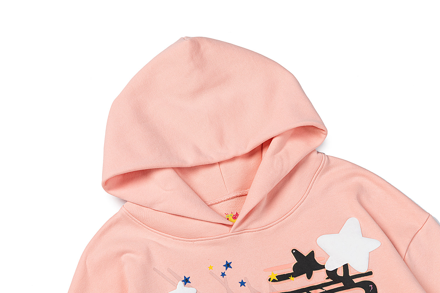 Sp5der Star Splatter 2‑Color Pullover Hoodie