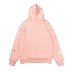 Sp5der Star Splatter 2‑Color Pullover Hoodie