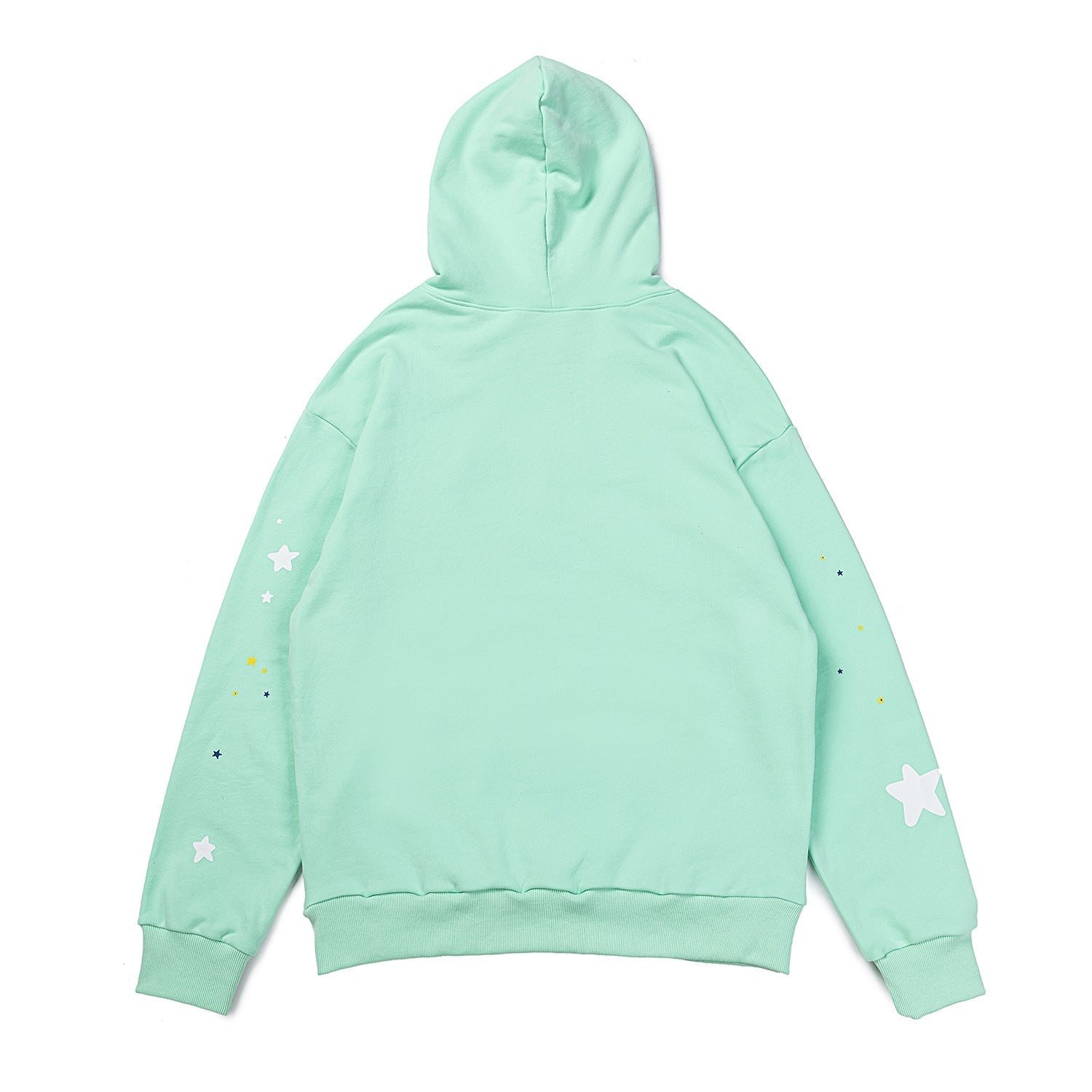 Sp5der Star Splatter 2‑Color Pullover Hoodie