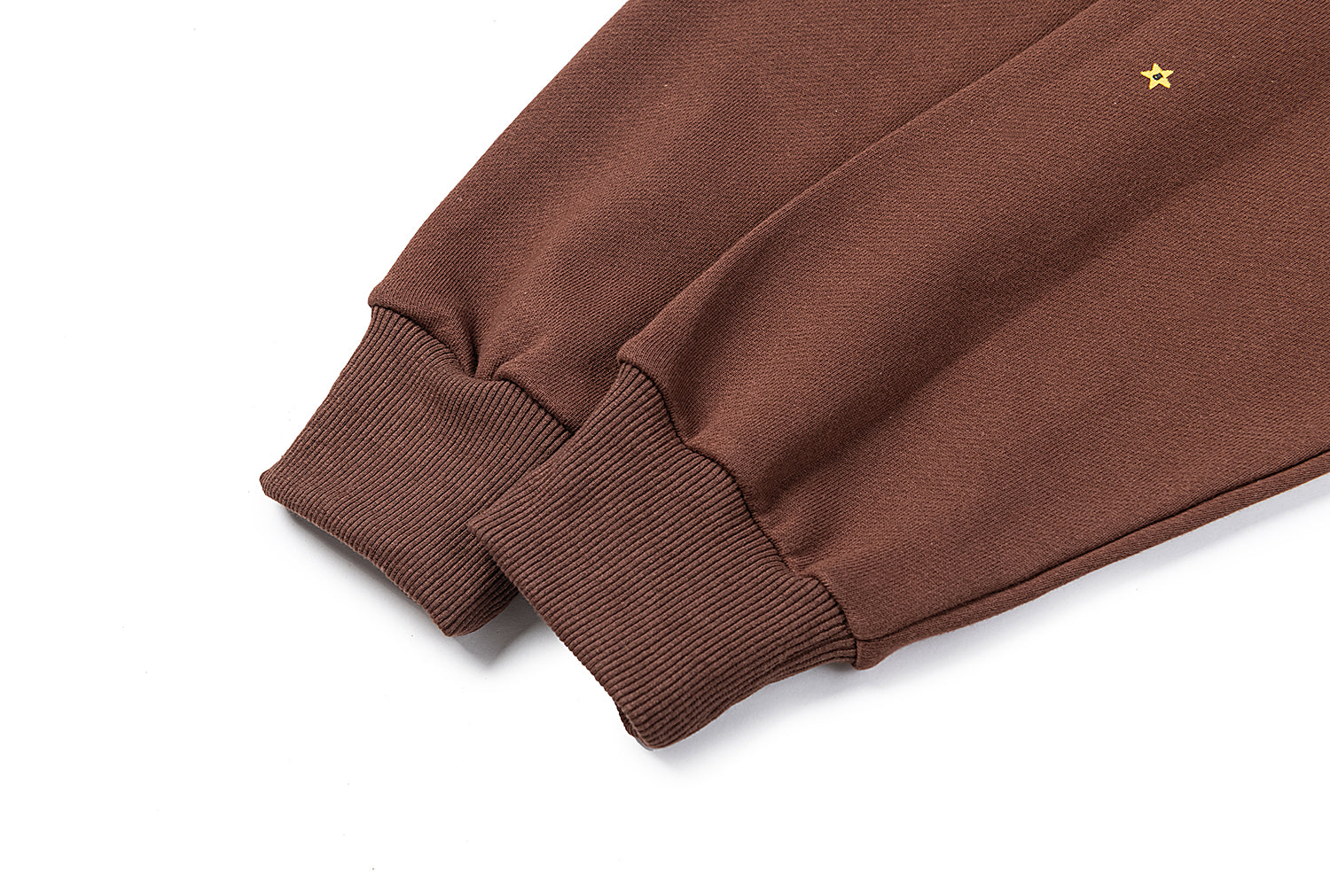 Sp5der Portrait Graphic Brown Pullover Hoodie
