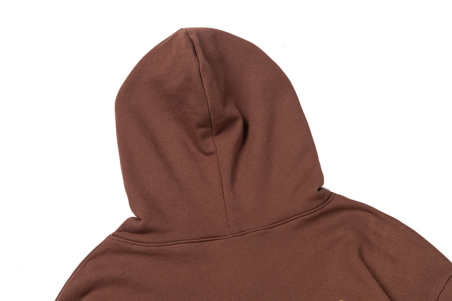 Sp5der Portrait Graphic Brown Pullover Hoodie