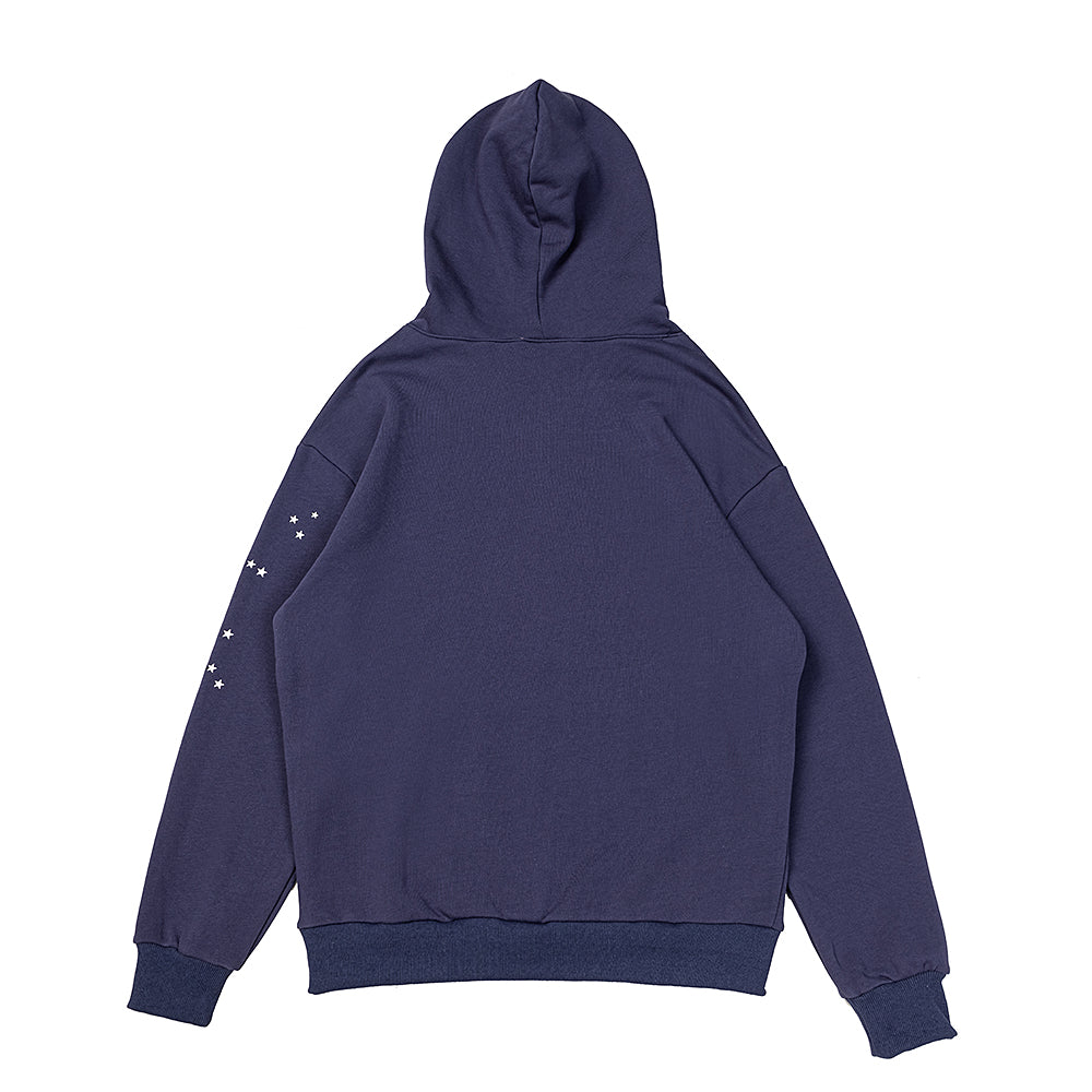 Sp5der Spider‑Web Grey Pullover Hoodie