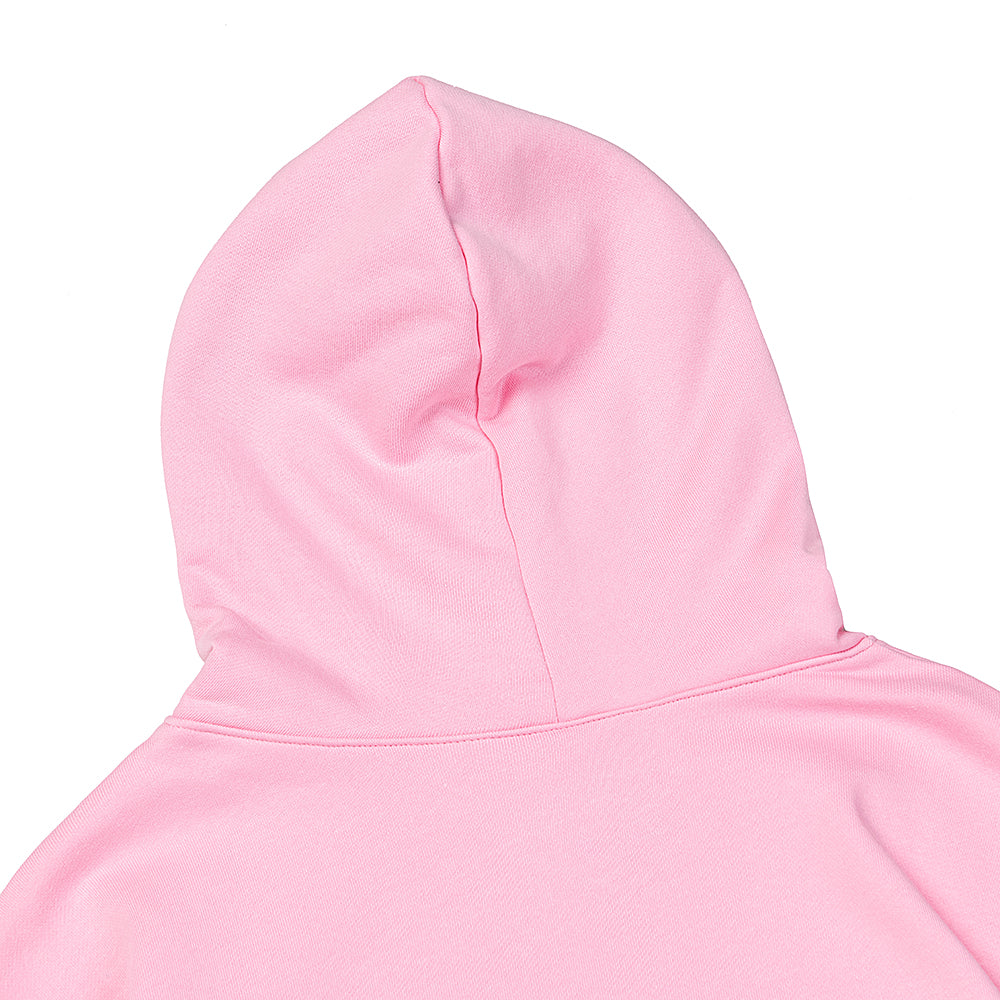 Sp5der Spider‑Web Blue Splatter Pink Pullover Hoodie