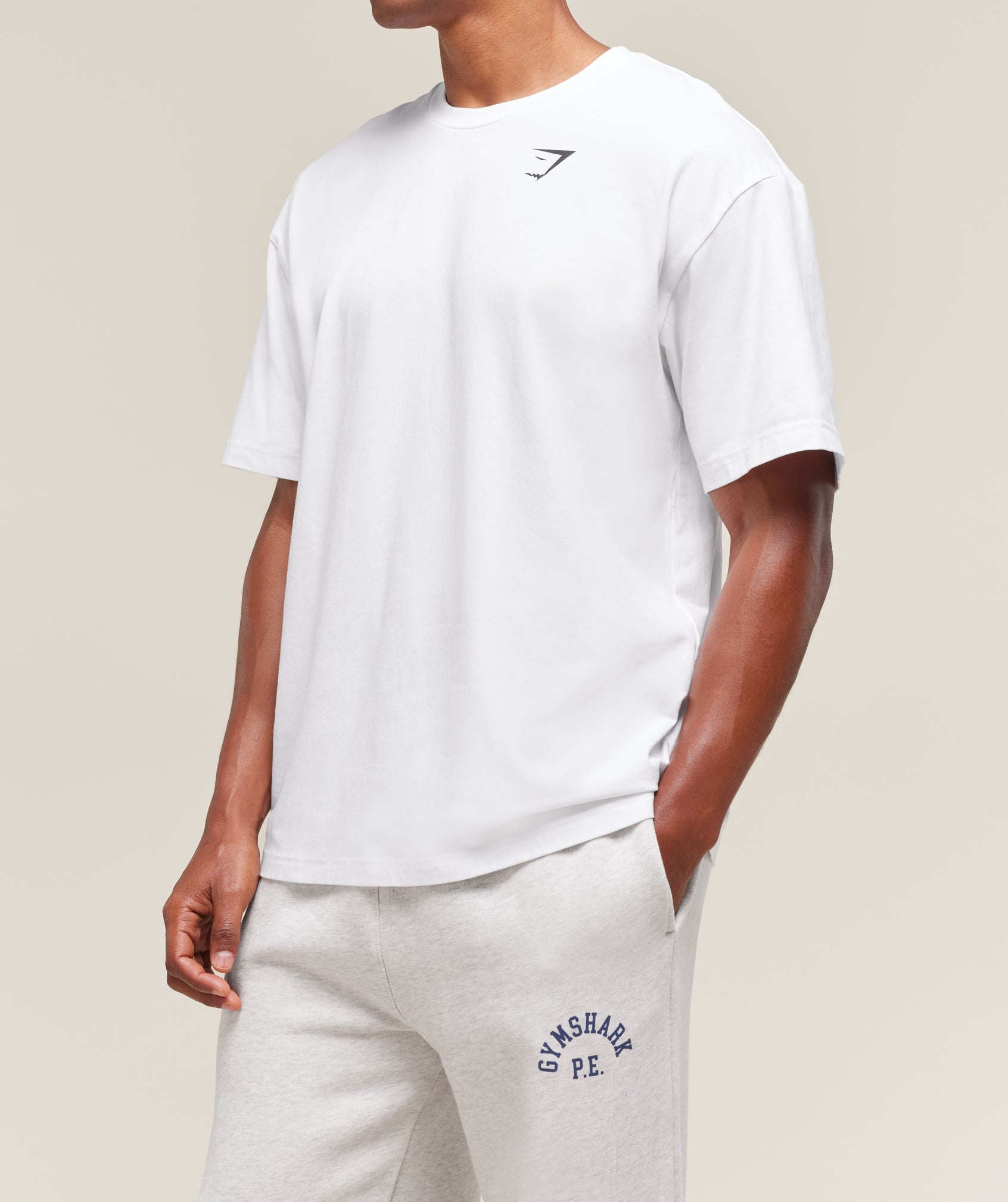 Gymshark Essential Oversized T-Shirt - White