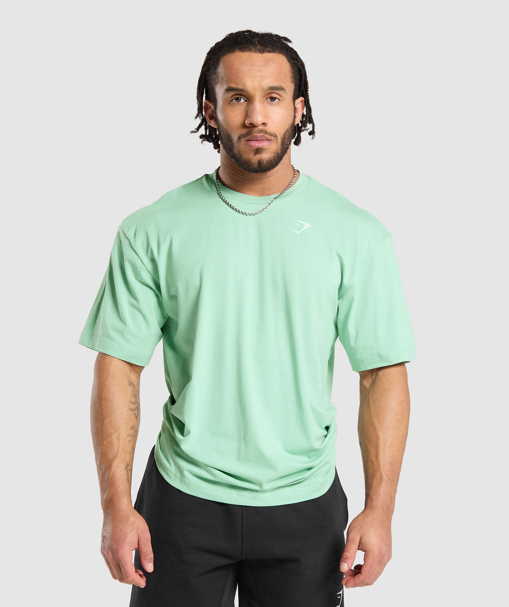 Gymshark Heavy Duty Apparel T-Shirt - Lido Green