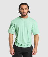 Gymshark Heavy Duty Apparel T-Shirt - Lido Green