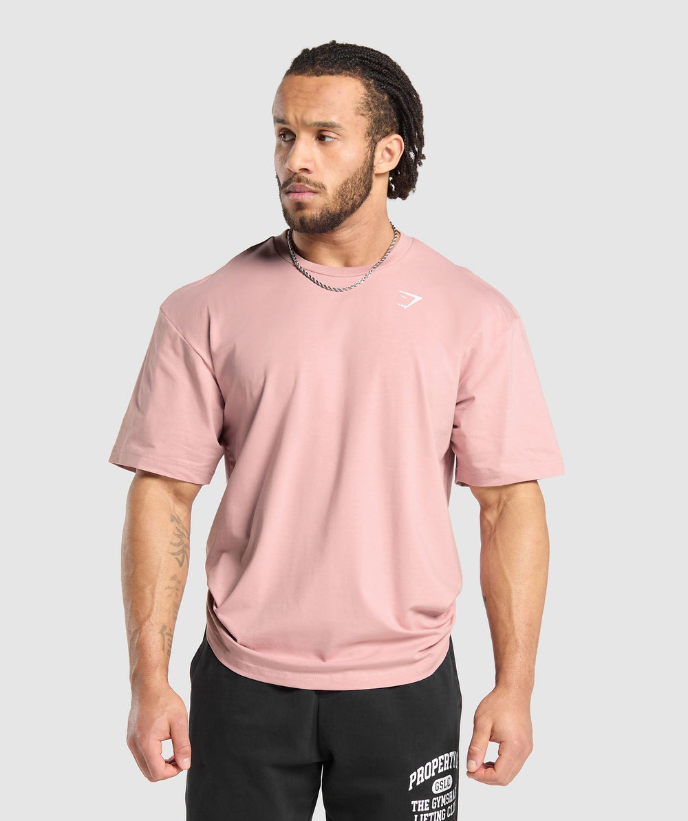 Gymshark Heavy Duty Apparel T-Shirt - Light Pink