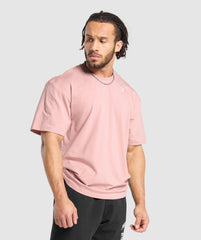 Gymshark Heavy Duty Apparel T-Shirt - Light Pink