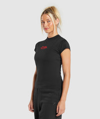 Gymshark Lift Heavy Body Fit T-Shirt - Black