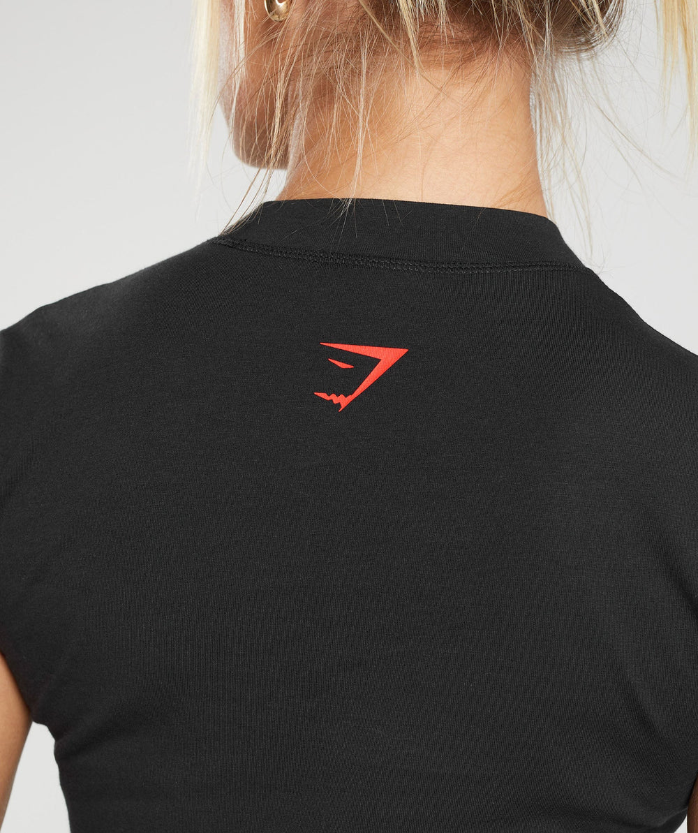Gymshark Lift Heavy Body Fit T-Shirt - Black