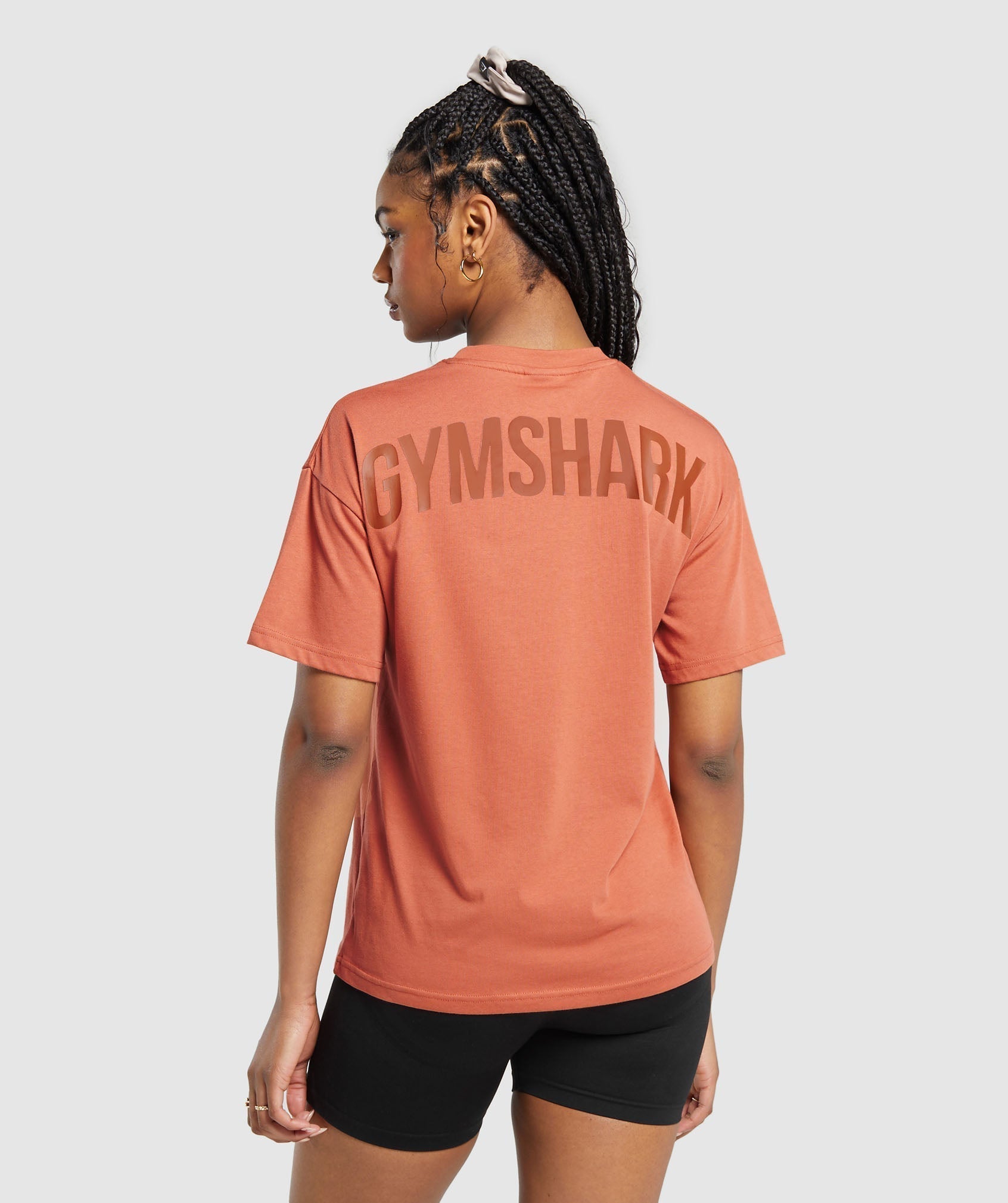 Gymshark GS Power Oversized T-Shirt - Terracotta Orange