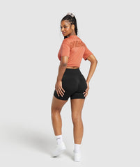 Gymshark GS Power Oversized T-Shirt - Terracotta Orange