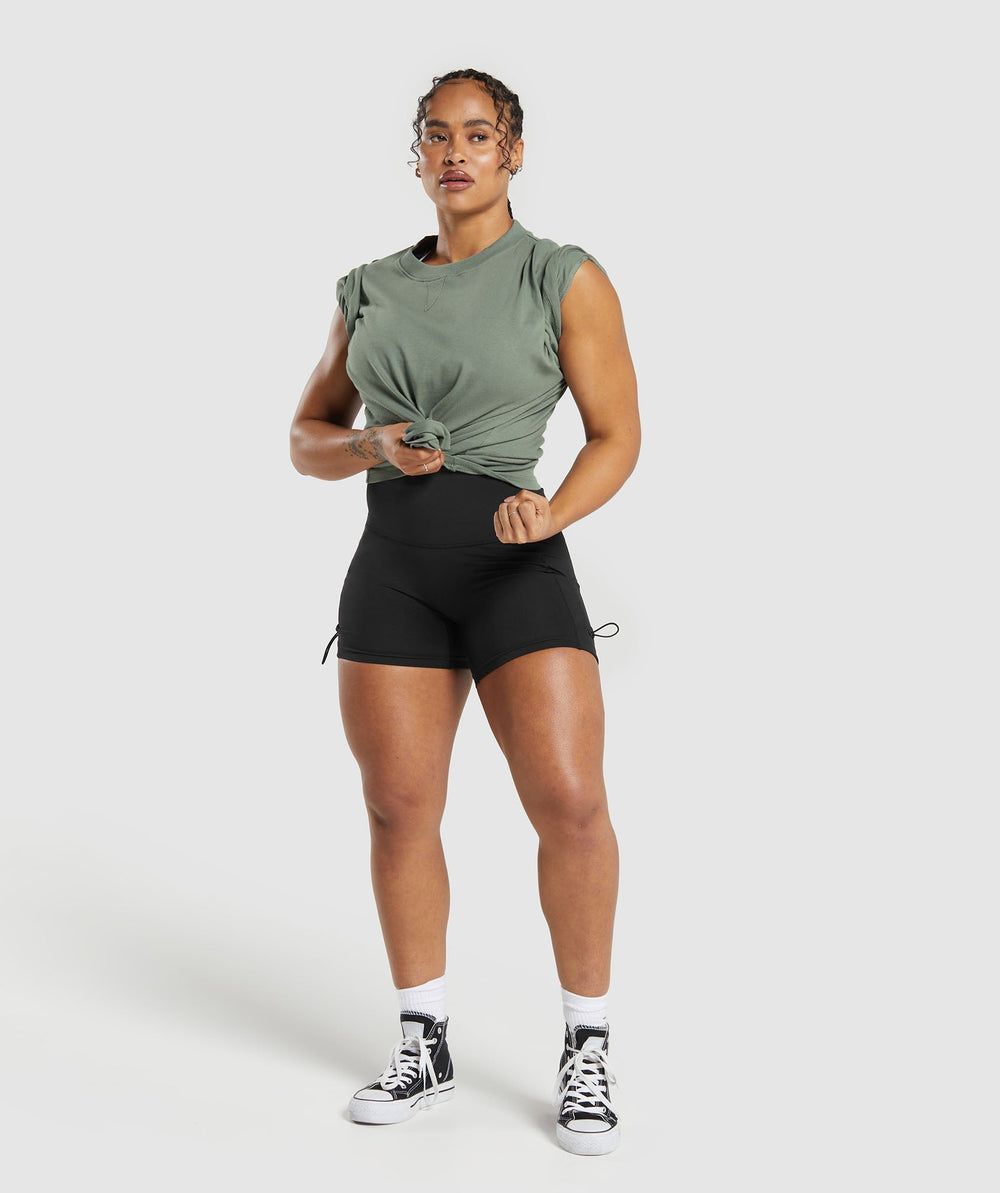 Gymshark Heavyweight Cotton T-Shirt - Unit Green