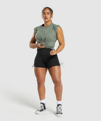 Gymshark Heavyweight Cotton T-Shirt - Unit Green