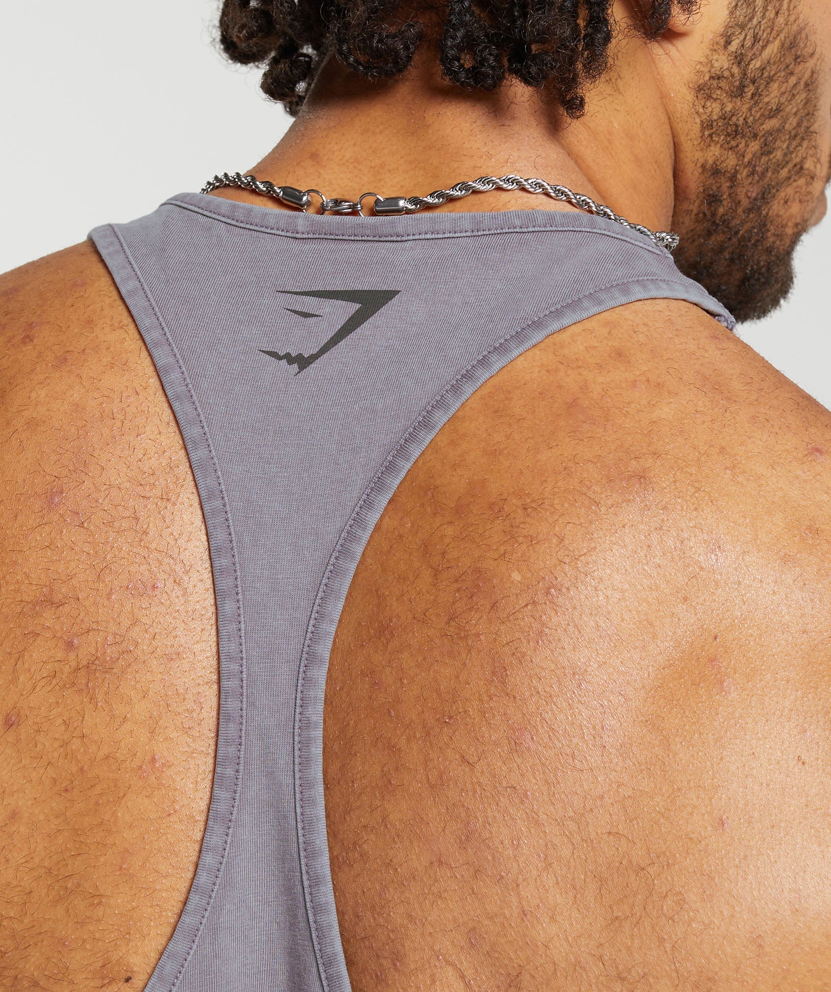 Gymshark Heritage Washed Stringer - Fog Purple