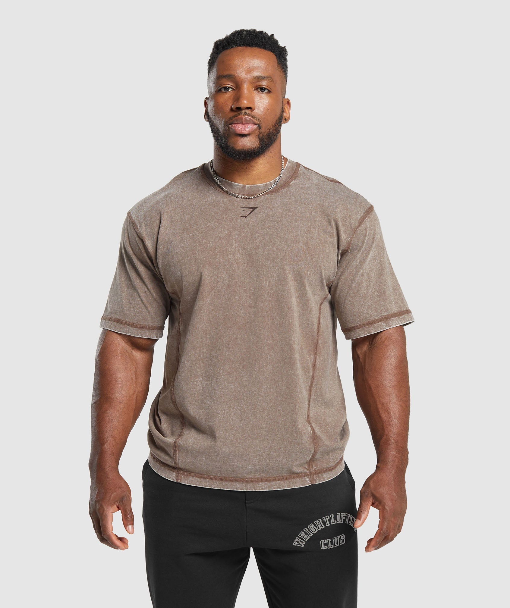 Gymshark Heritage Washed T-Shirt - Penny Brown