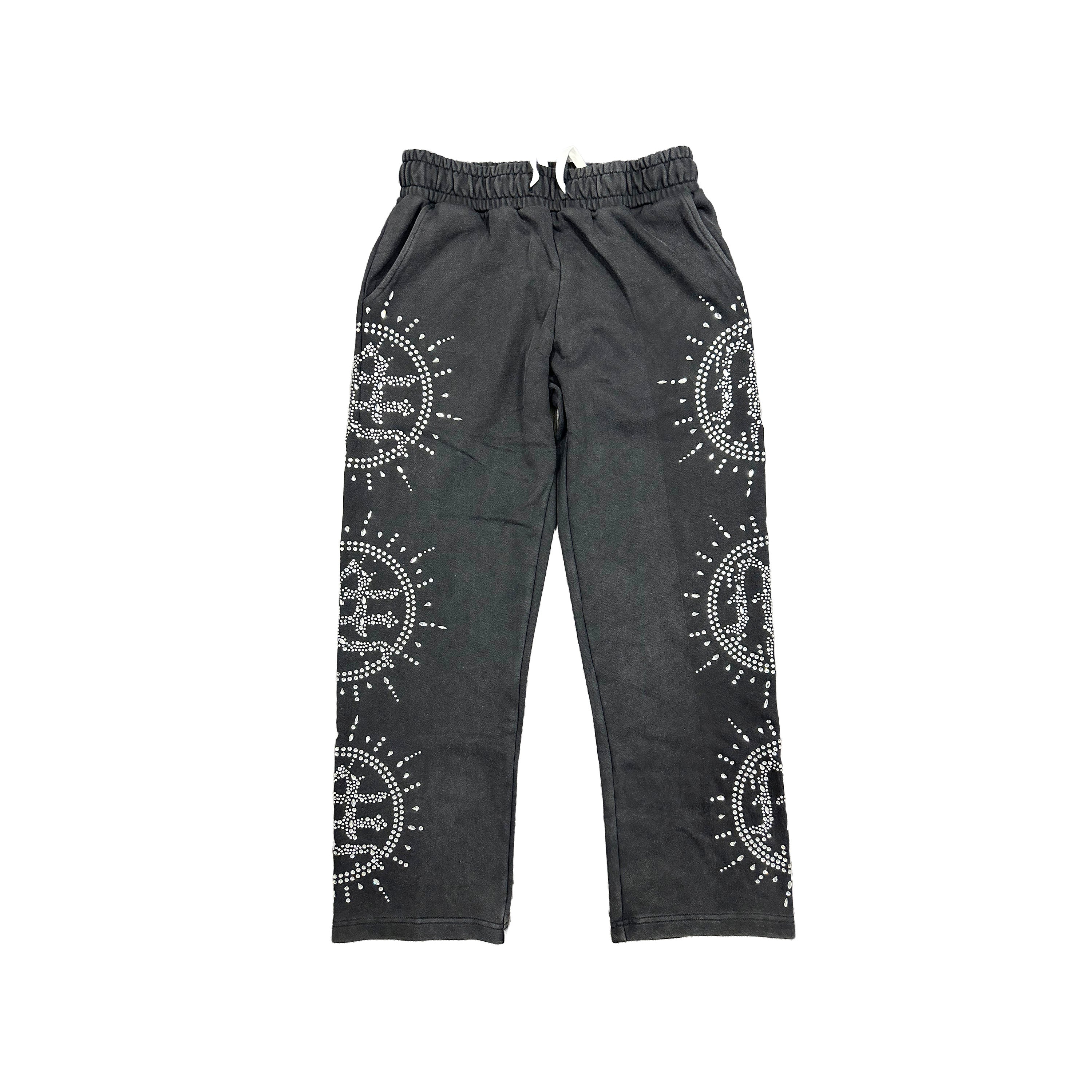 MIXED EMOTION Sun Symbol Print Casual Street Pants