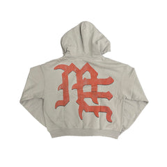MIXED EMOTION Vintage Angel Graphic Full‑Zip Hoodie