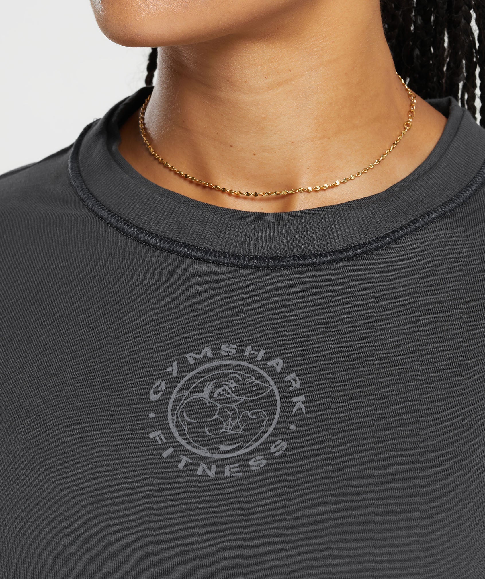 Gymshark Legacy Long Sleeve Top - Asphalt Grey