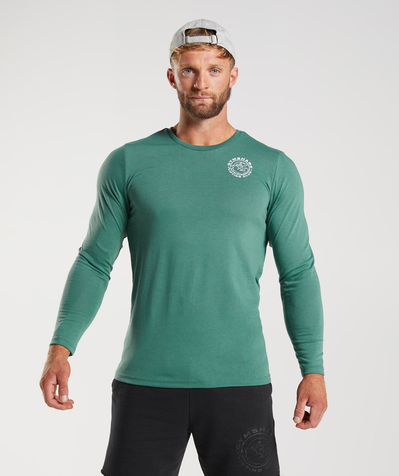Gymshark Legacy Long Sleeve T-Shirt - Hoya Green