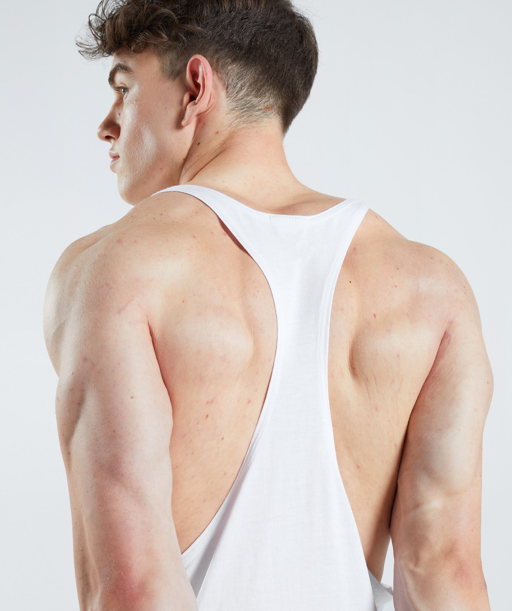 Gymshark Legacy Stringer - White