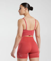 Gymshark Apex Limit Cami Tank - Light Sundried Red/Terracotta Pink