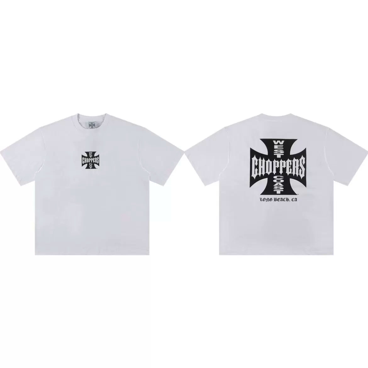 West Coast Choppers Classic Iron Cross Tee - White