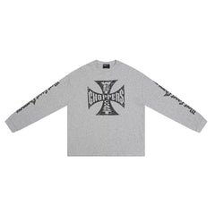 West Coast Choppers Cross Print ERD Stylist Same Style Waffle Sanskrit Long Sleeve (2)